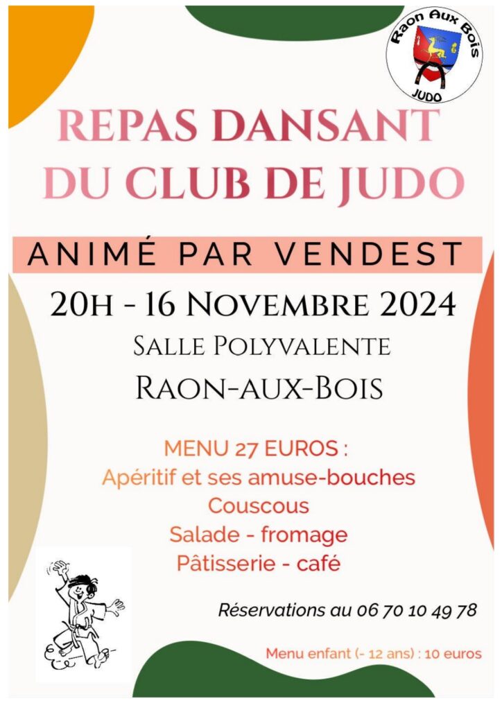 REPAS DANSANT DU CLUB DE JUDO